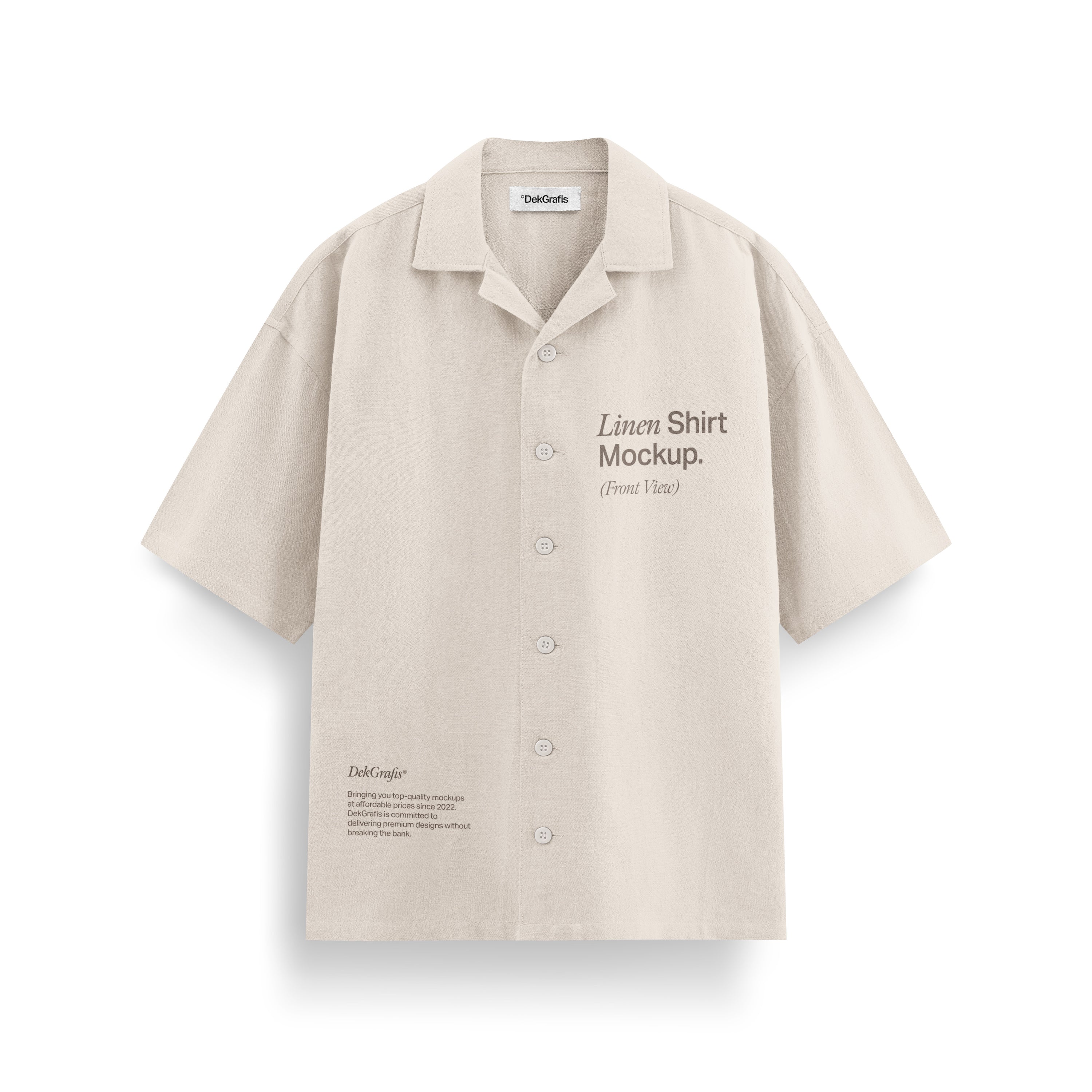 5 Oversized Linen Shirt Mockups 2024