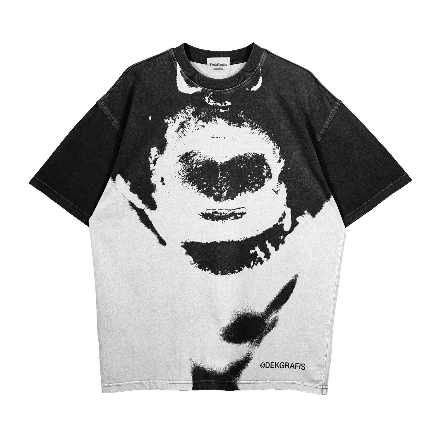 12 Oversize Retro-Washed T-Shirt Mockups 2023