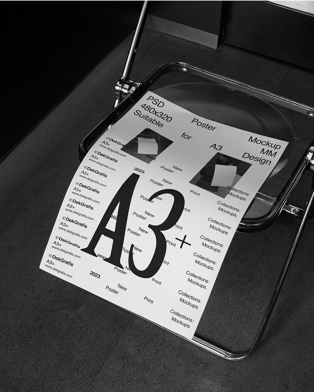 12 A3+ Poster Mockups 2024