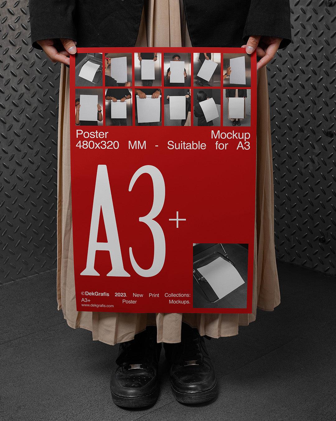 12 A3+ Poster Mockups 2024