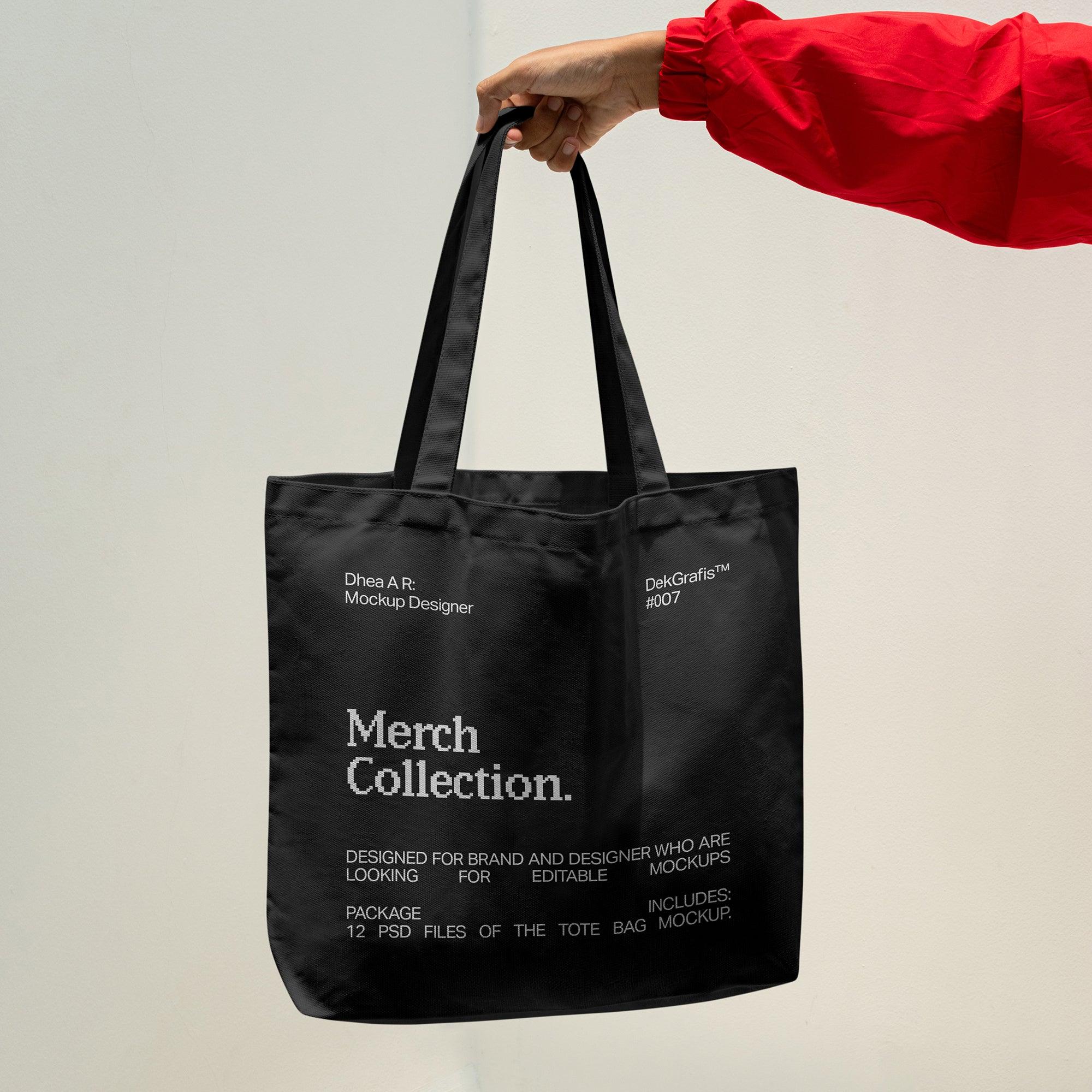12 Premium Tote Bag Mockups 2023