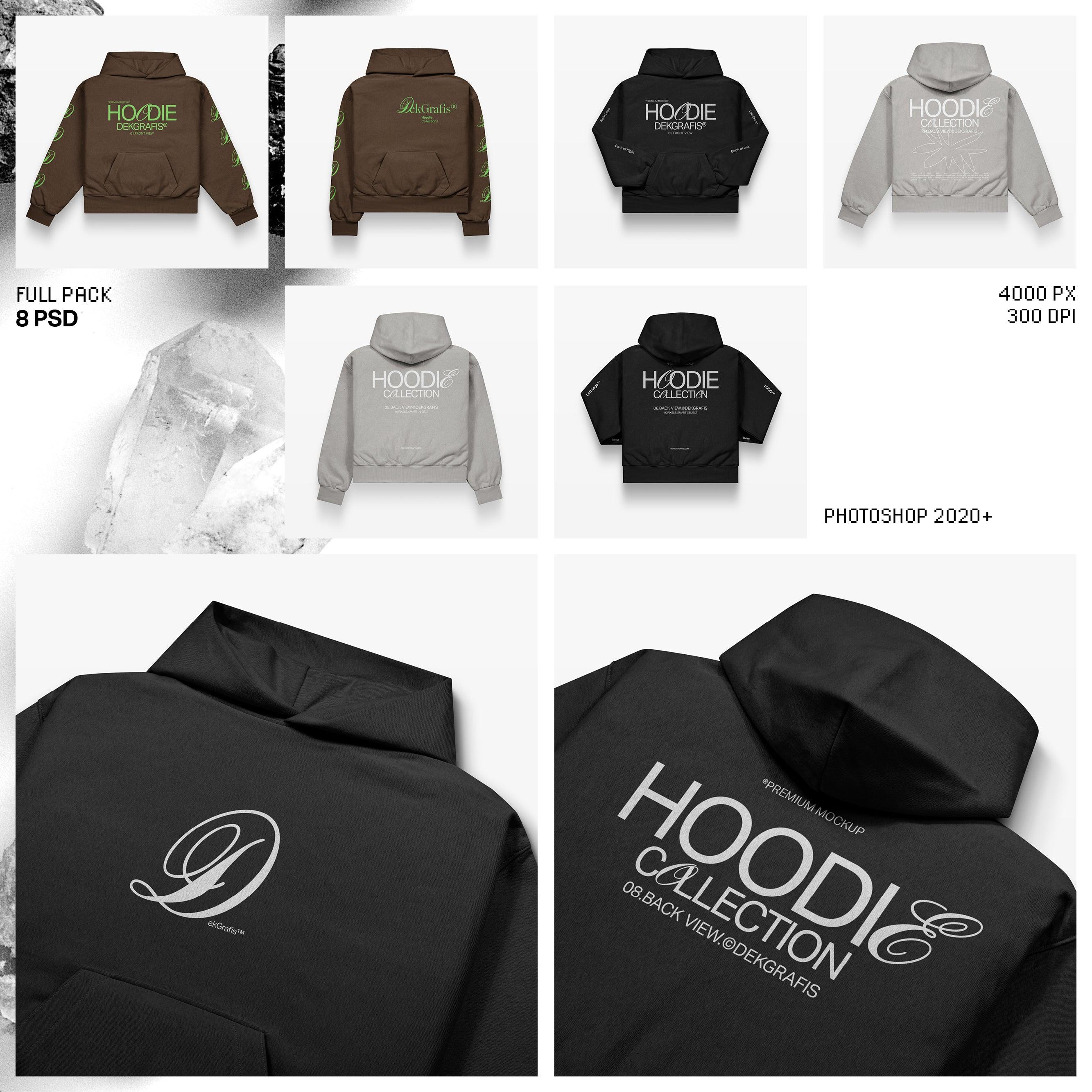 8 Premium Hoodie Mockups 2023