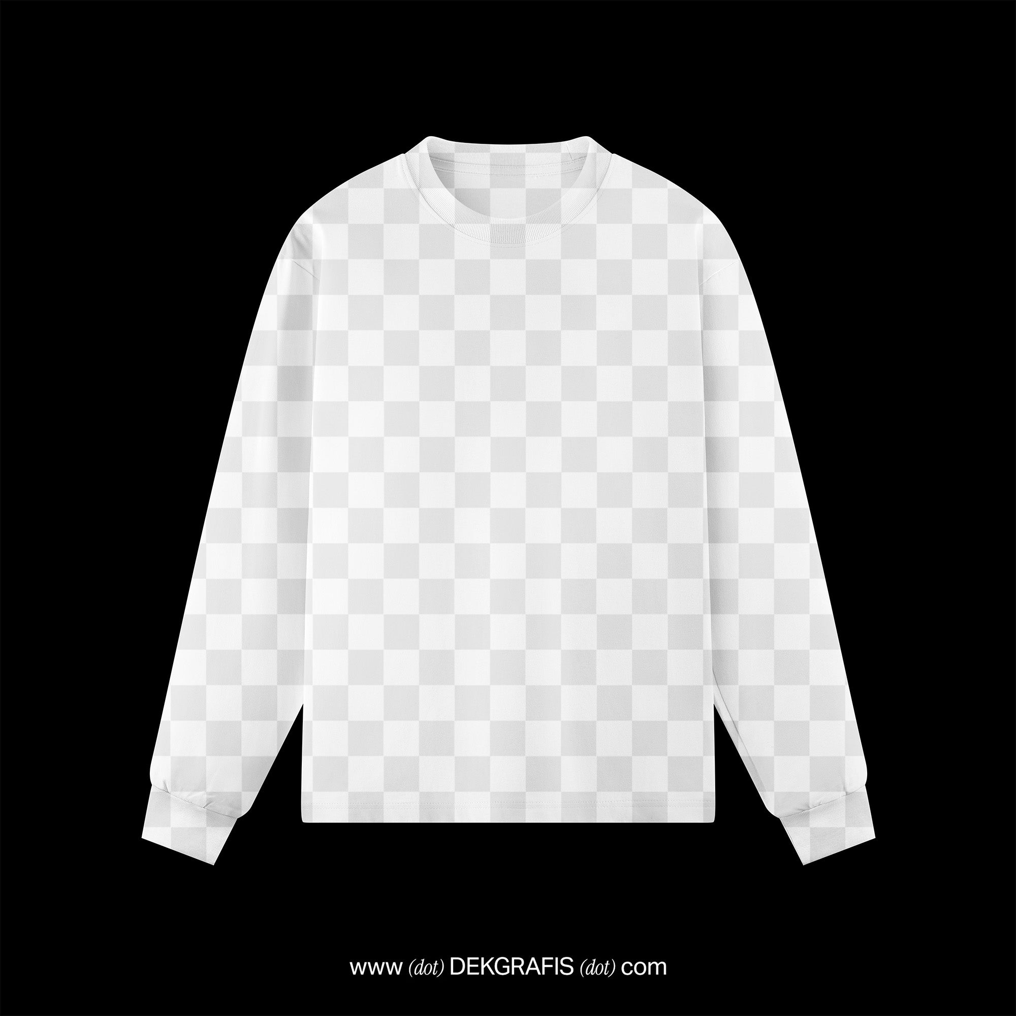 Free Regular Long Sleeve Tees Mockup 01