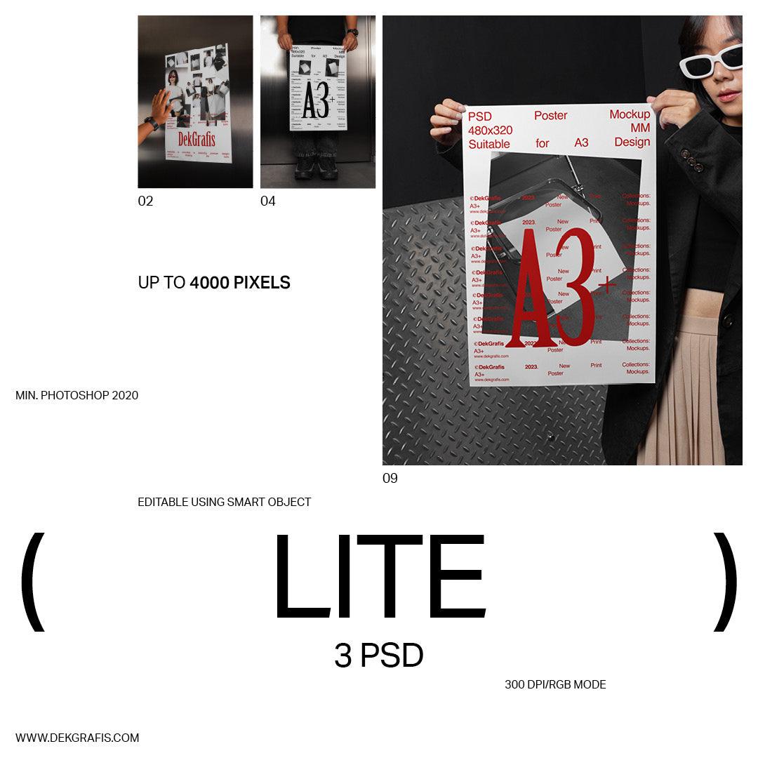 12 A3+ Poster Mockups 2024