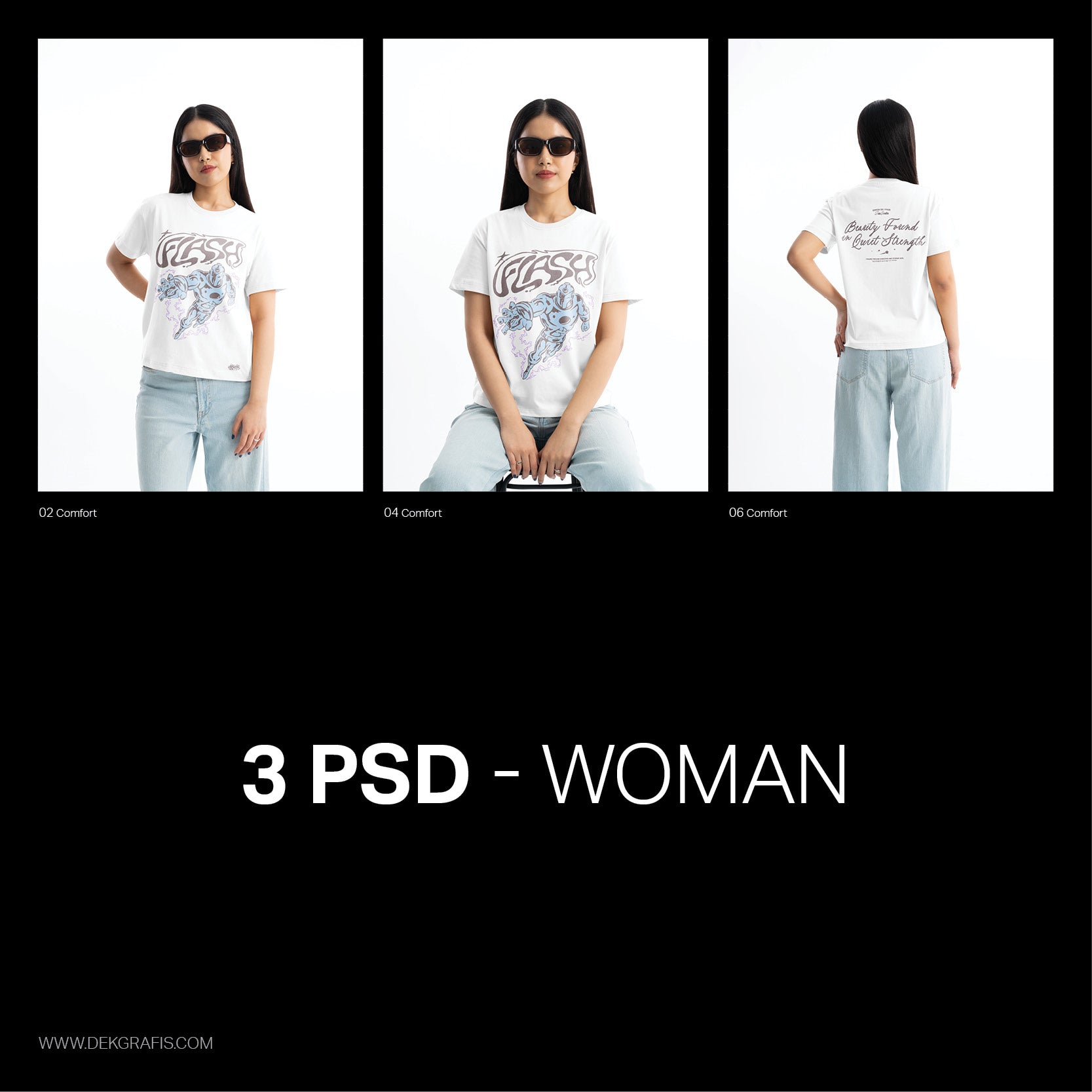 7 Premium Comfort Regular Tees Woman 2025