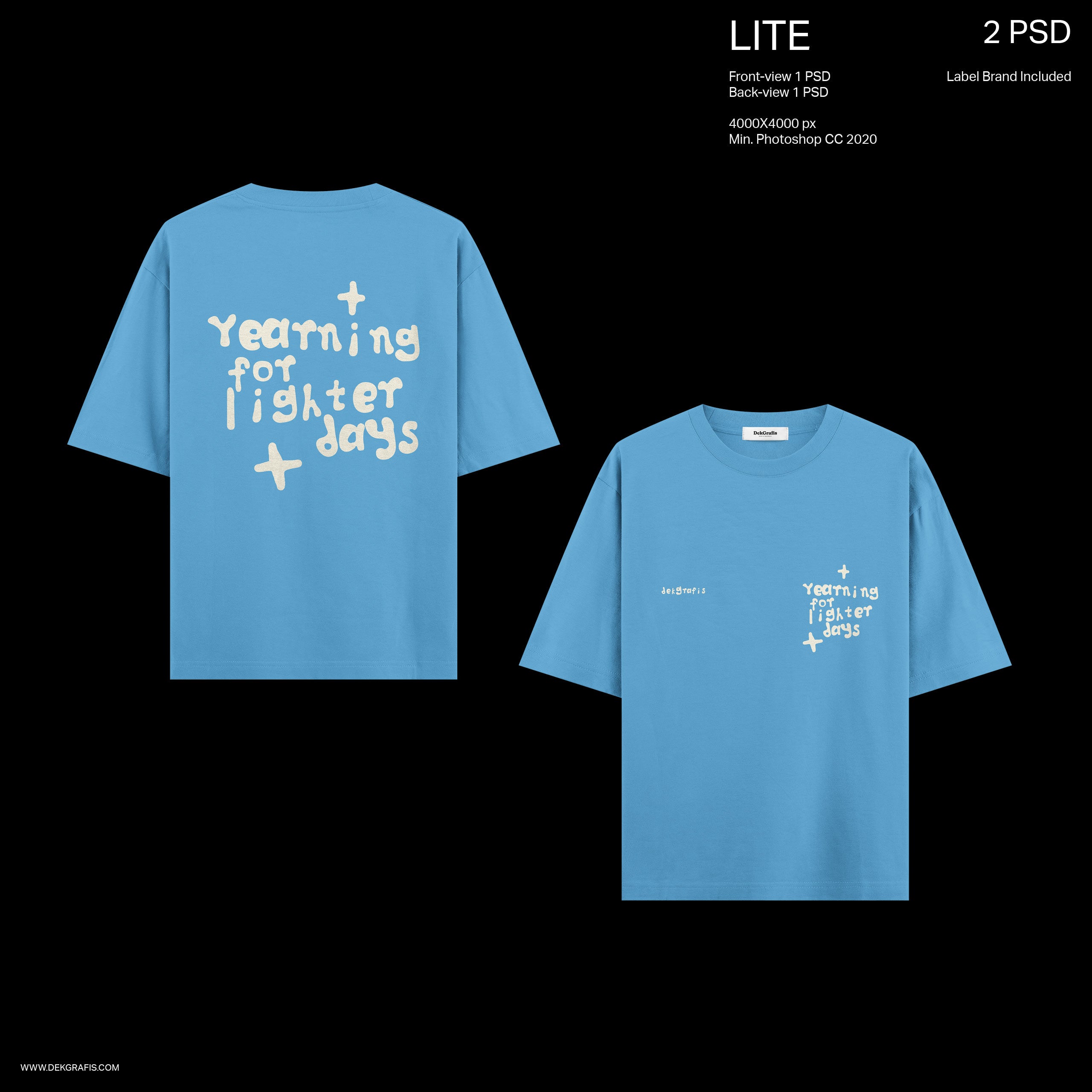 7 Oversized T-Shirt Mockups 2024