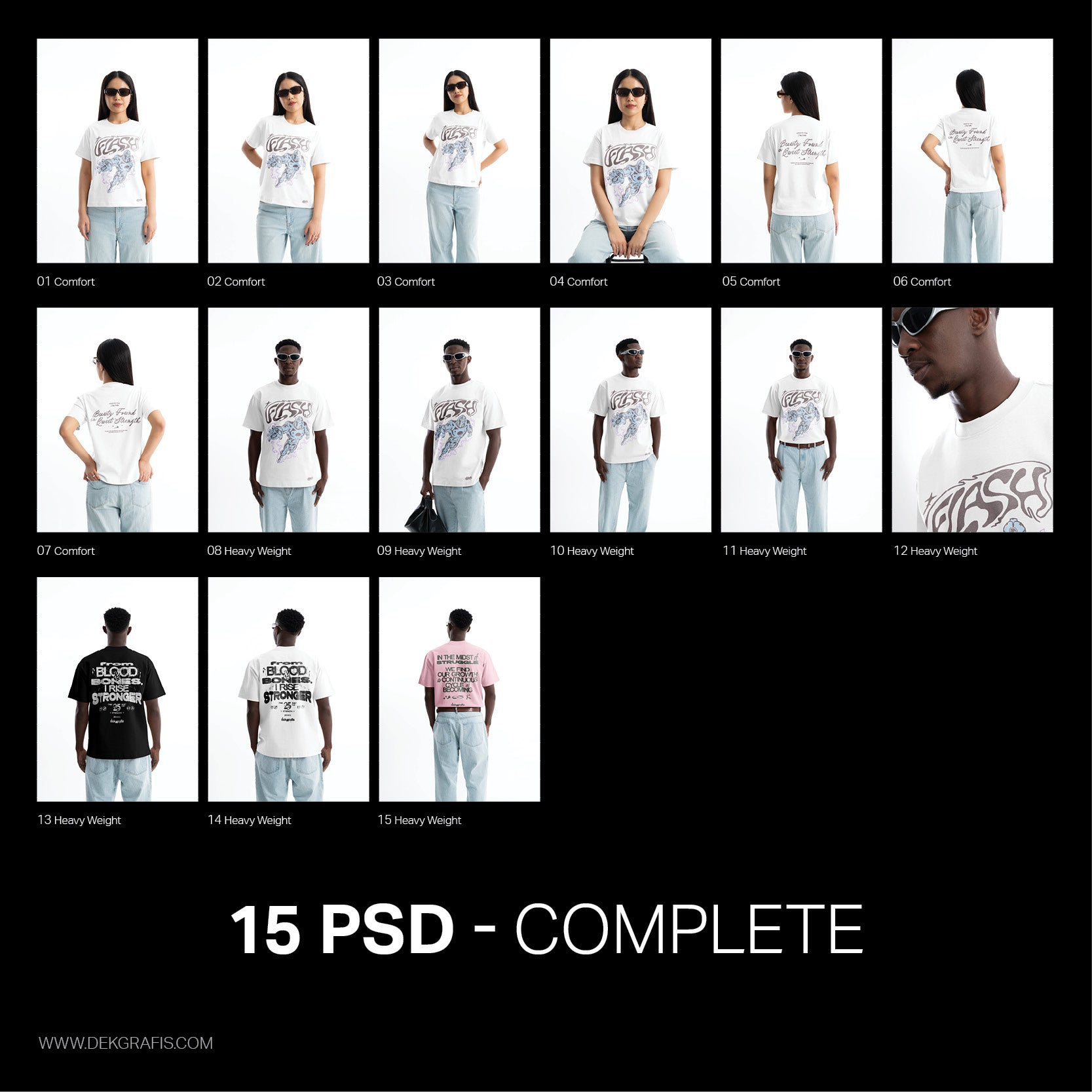 8 Premium Heavyweight Regular Tees Man 2025