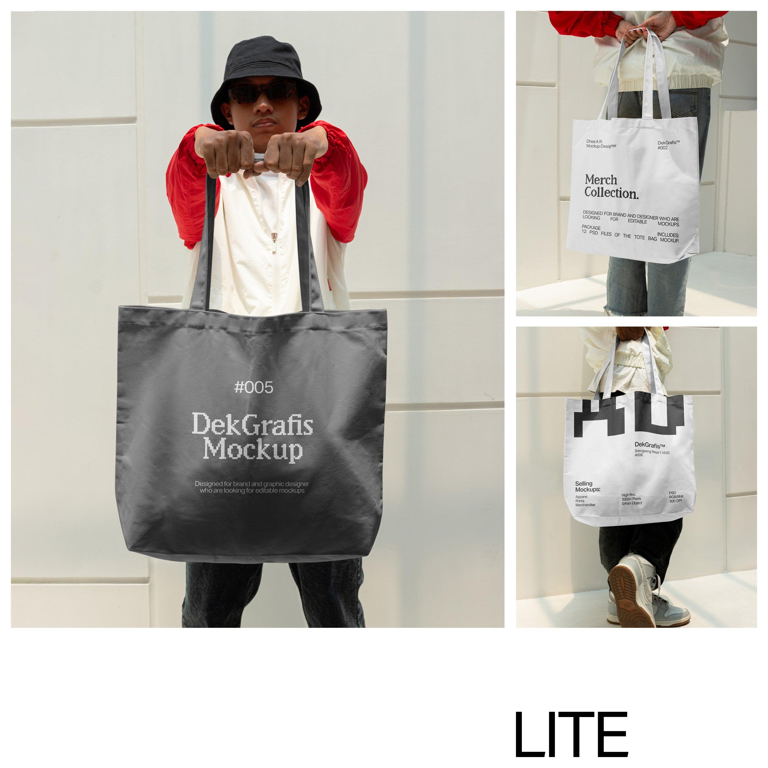 12 Premium Tote Bag Mockups 2023