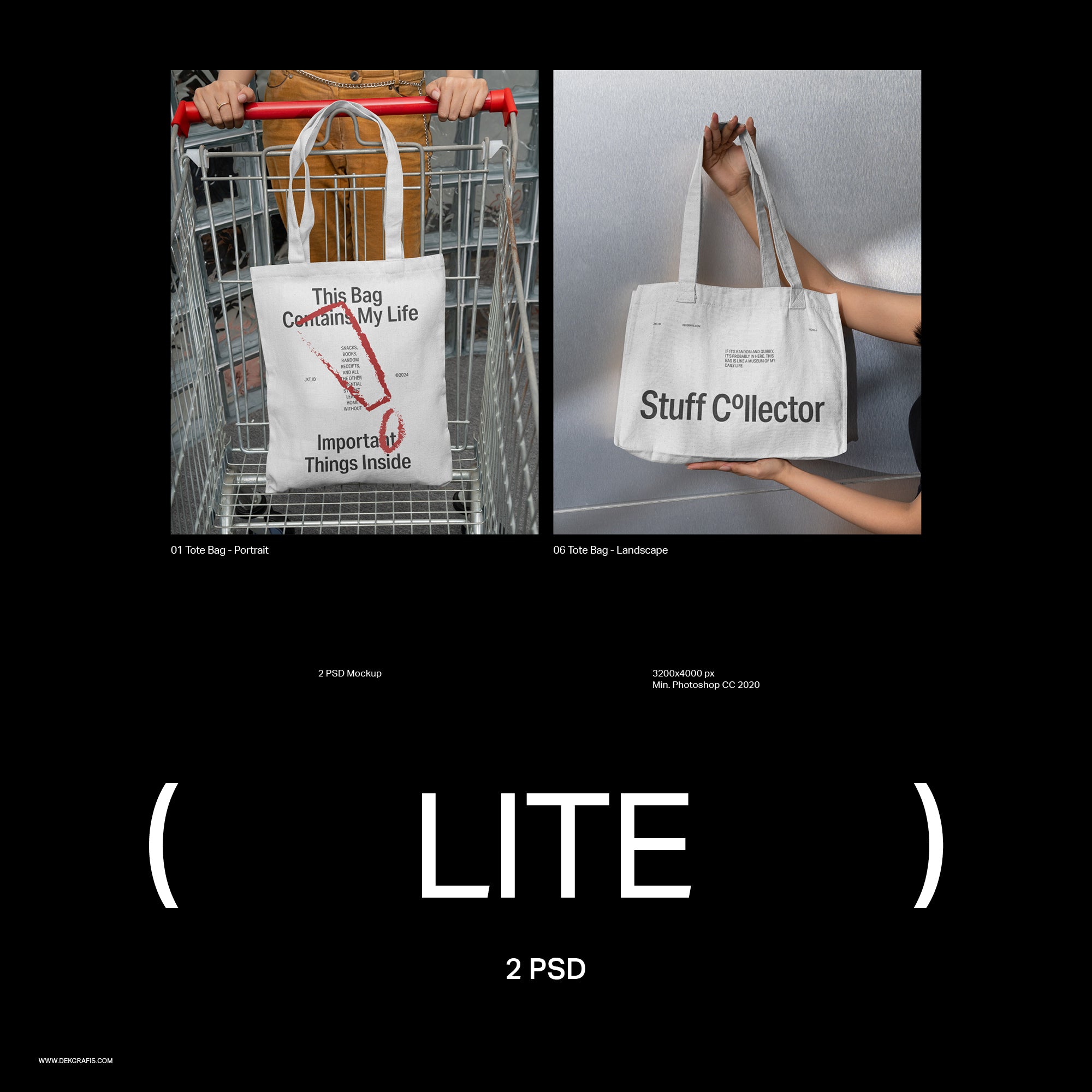 7 Canvas Tote Bag Mockups 2024