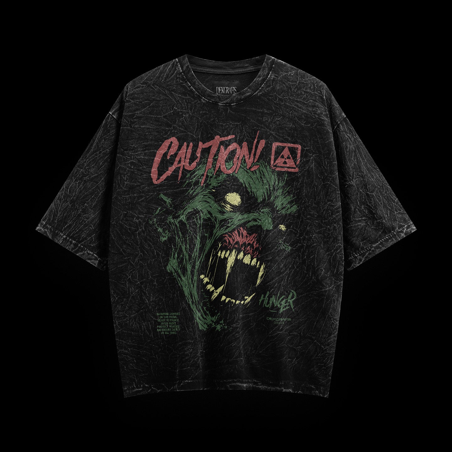 7 Premium Washed T-Shirt Mockups BLACK 2024 V1.1