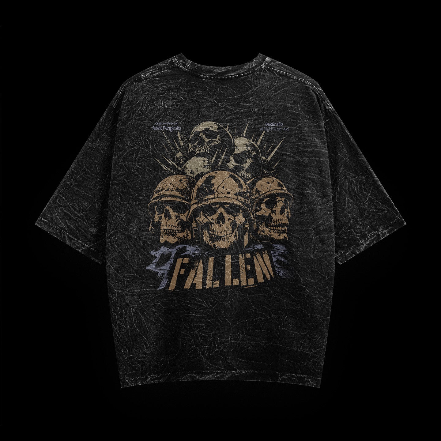 7 Premium Washed T-Shirt Mockups BLACK 2024 V1.1