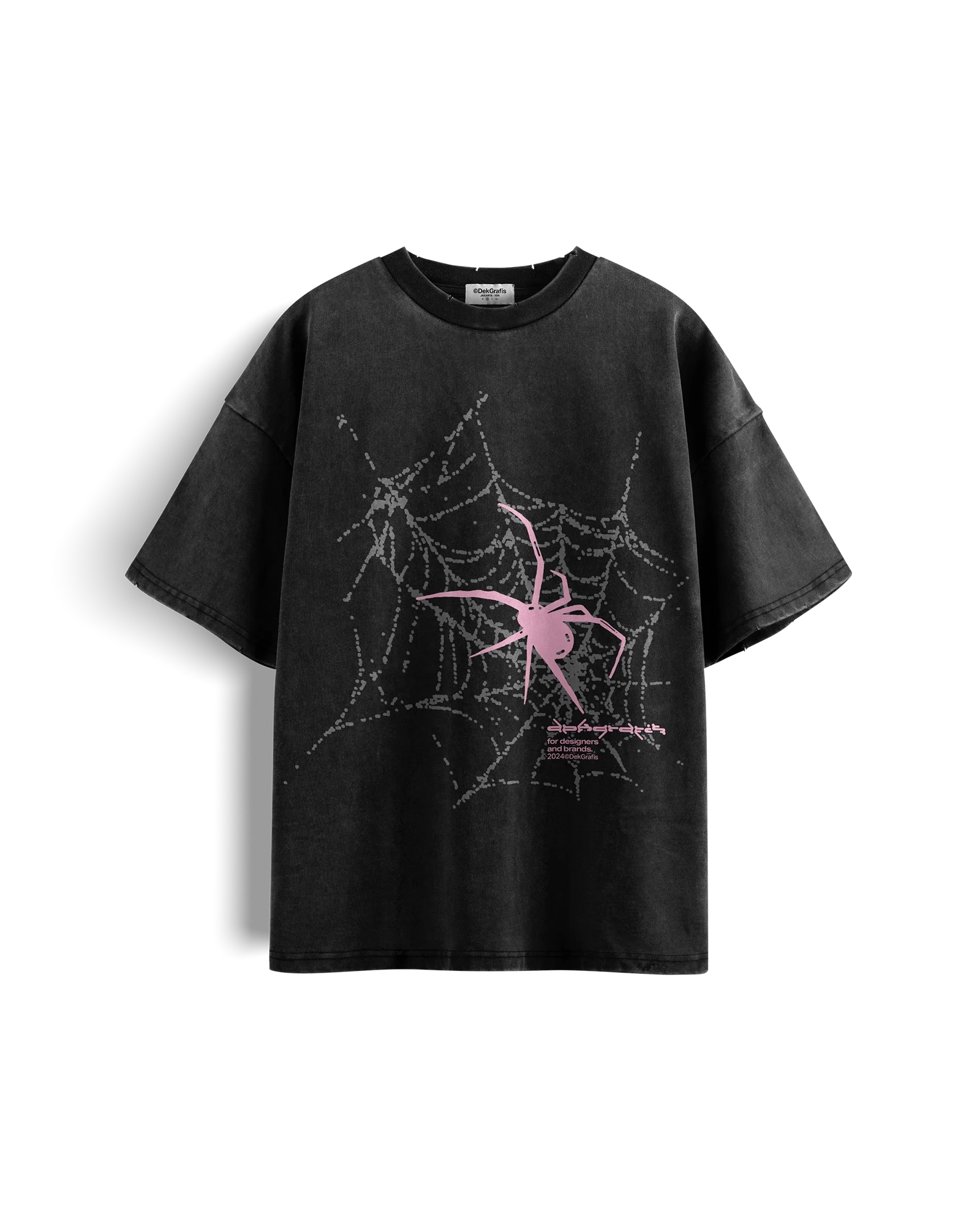 6 Premium Oversized Washed Tees Mockups 2024