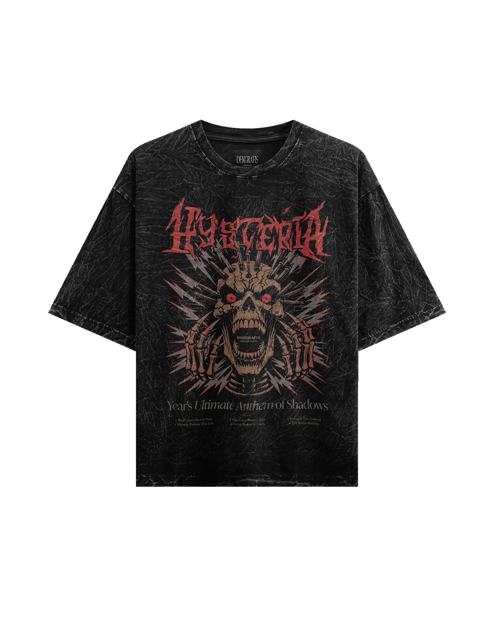 7 Premium Washed T-Shirt Mockups BLACK 2024 V1.1