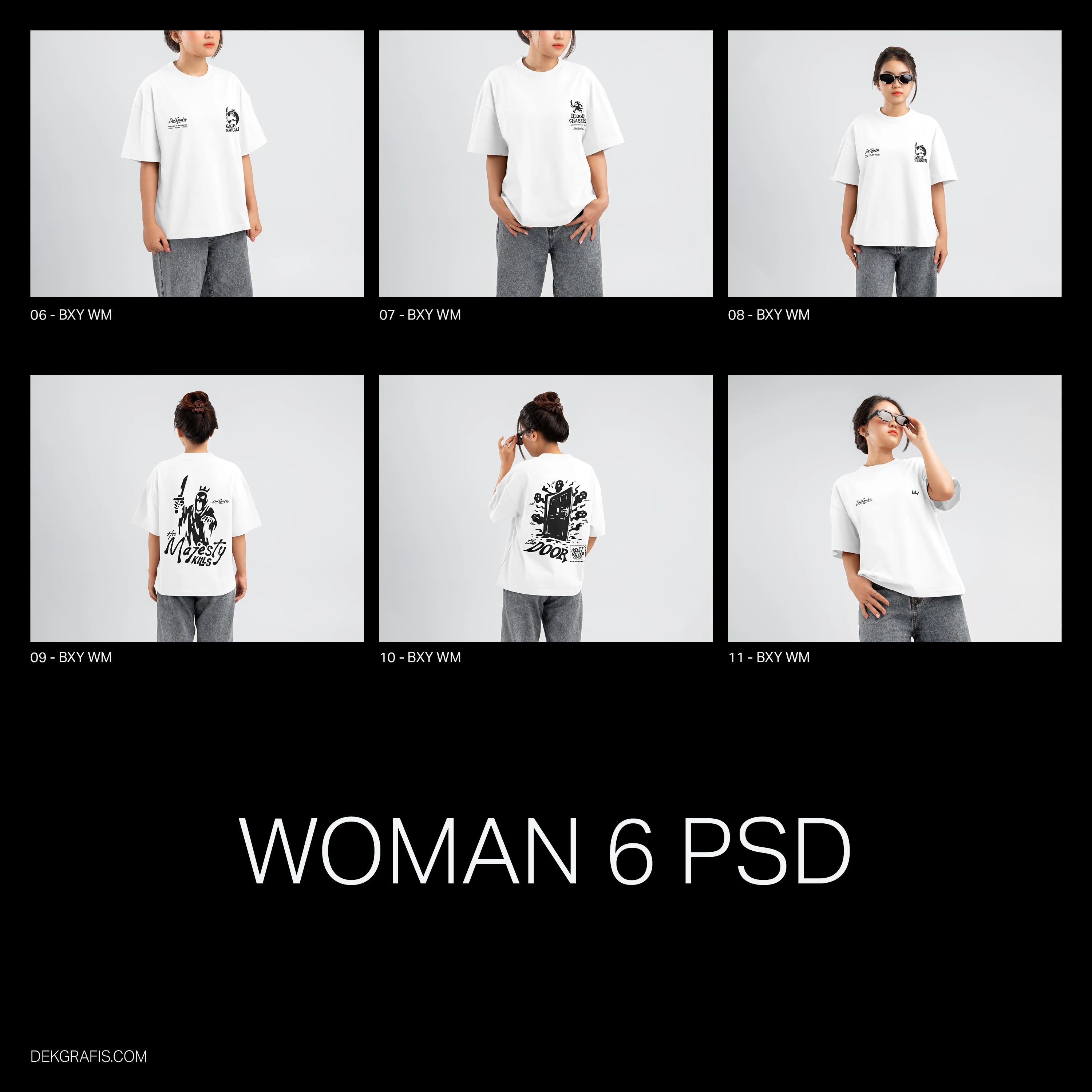 11 Unisex Boxy Fit Tees Mockups 2025