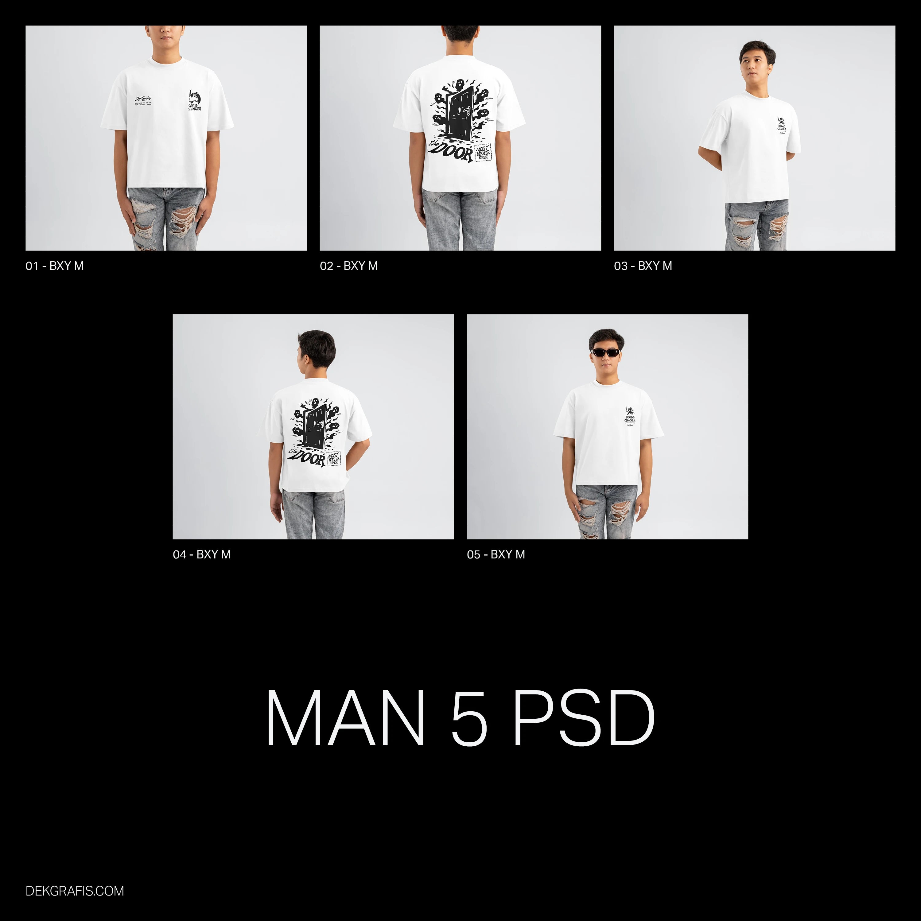 11 Unisex Boxy Fit Tees Mockups 2025