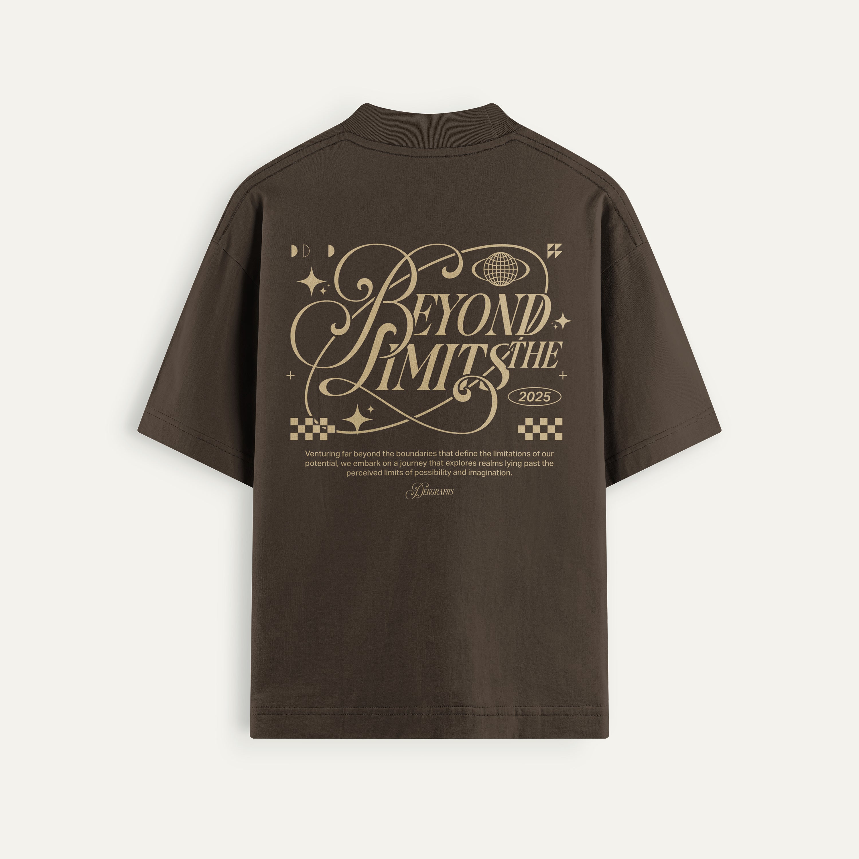 5 Oversized Tees Thick Collar Mockup 2025