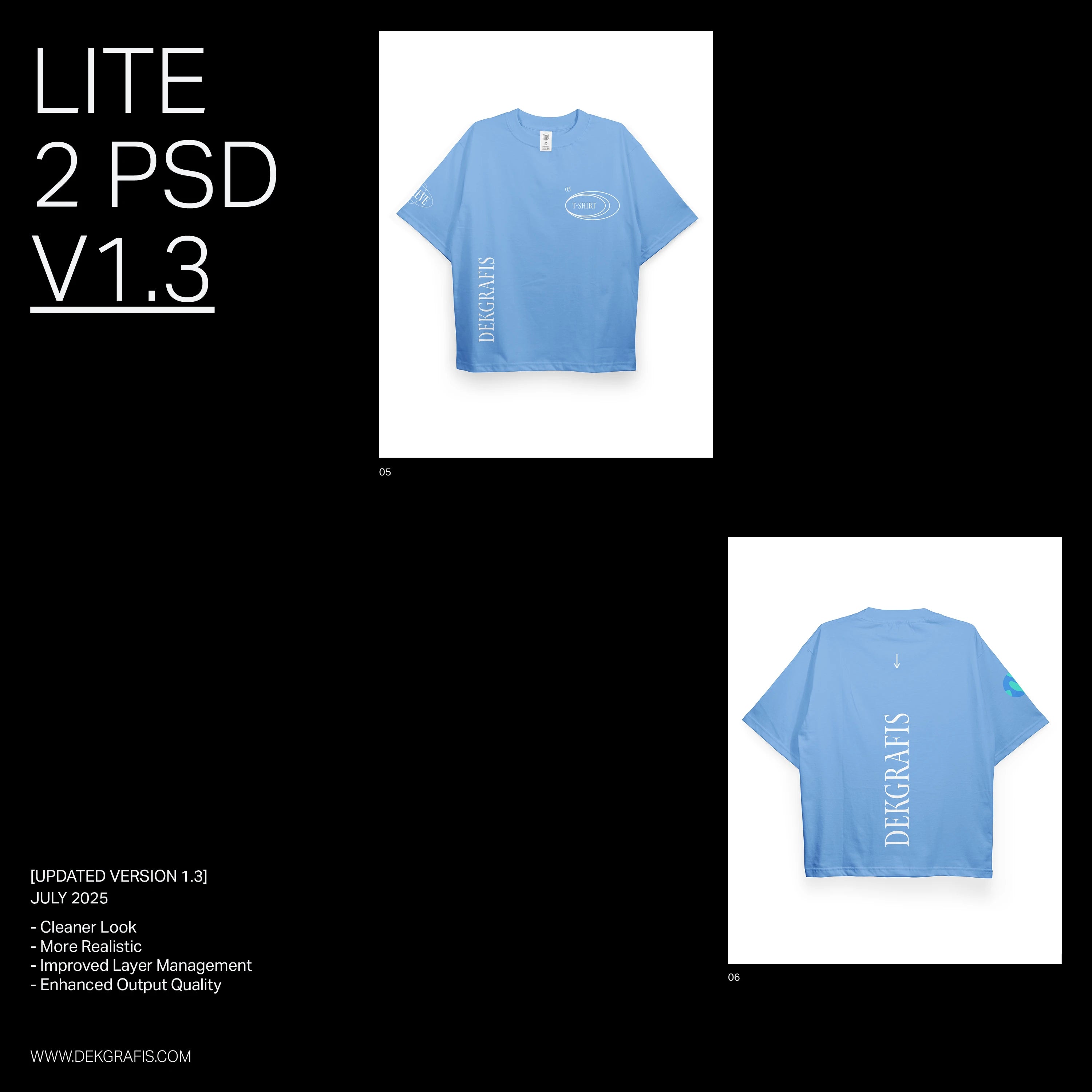 7 Realistic Oversize T-Shirt Mockups 2022