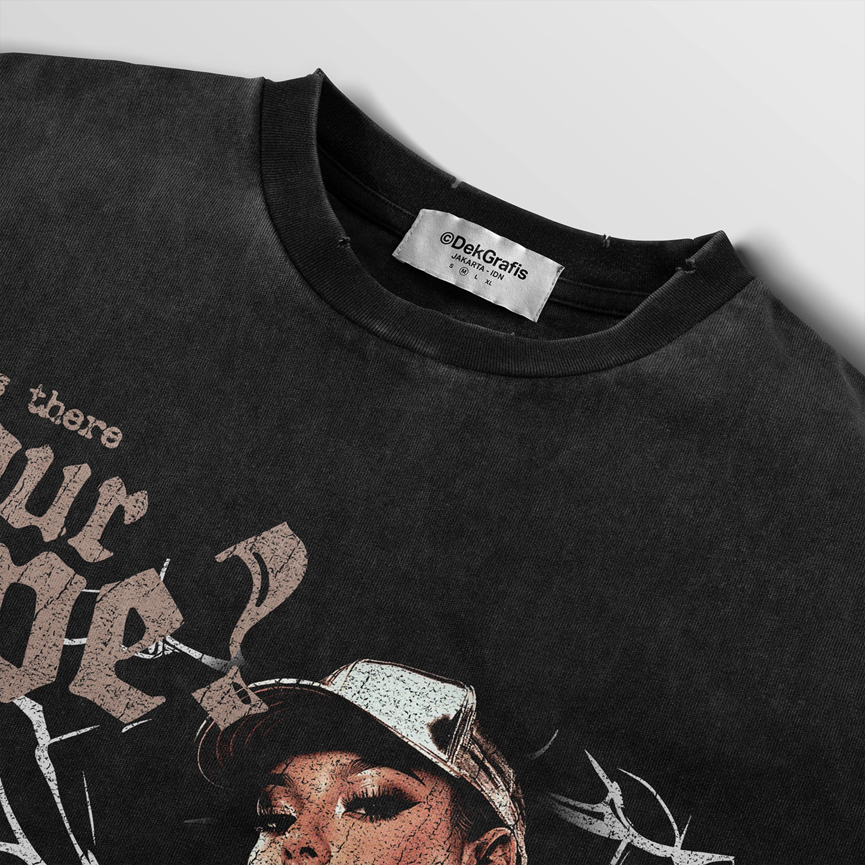 6 Premium Oversized Washed Tees Mockups 2024