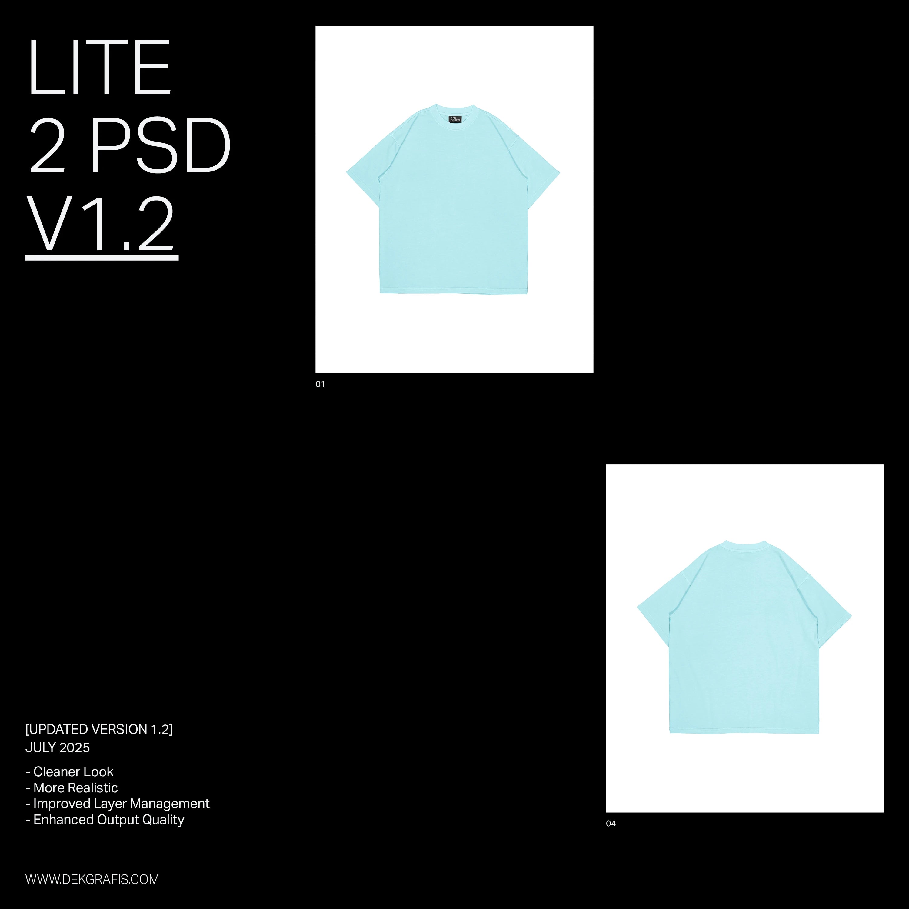 7 Realistic Oversize T-Shirt Mockups 2023