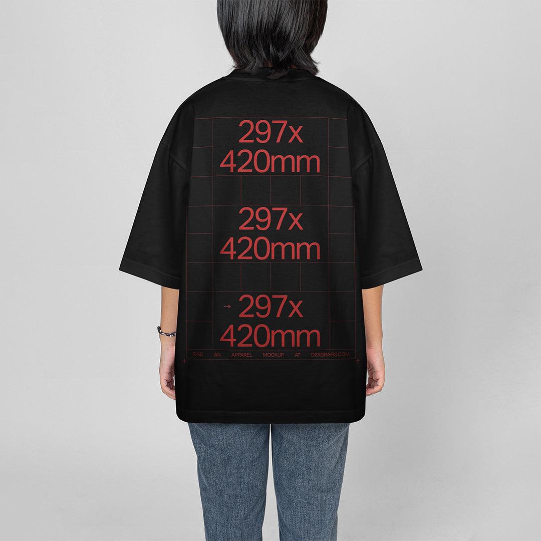 Woman Oversize T-Shirt Mockups 2024 07