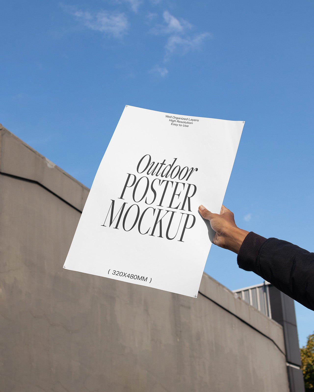 5 Outdoor A3+ Poster Mockups 2024