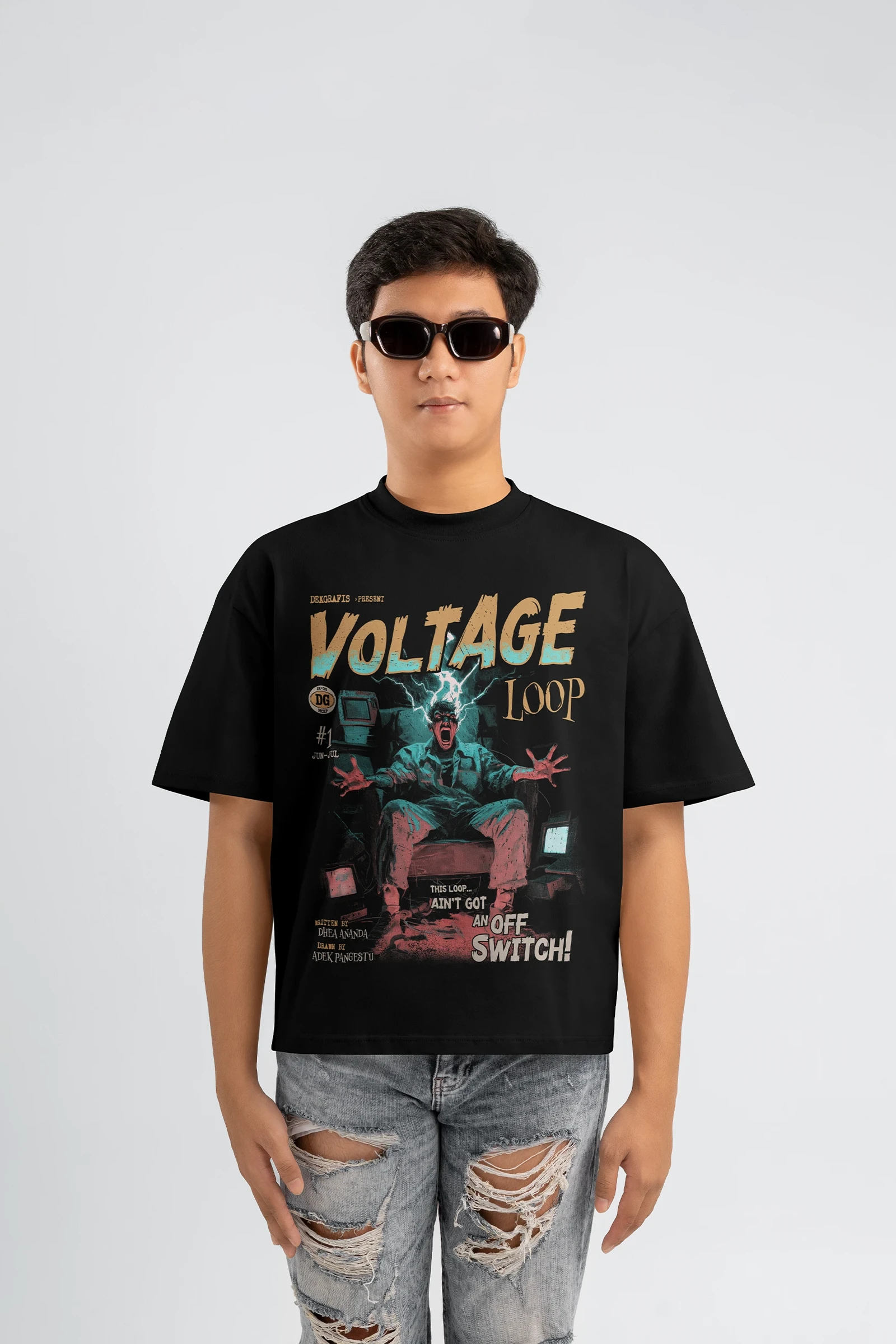 11 Unisex Boxy Fit Tees Mockups 2025