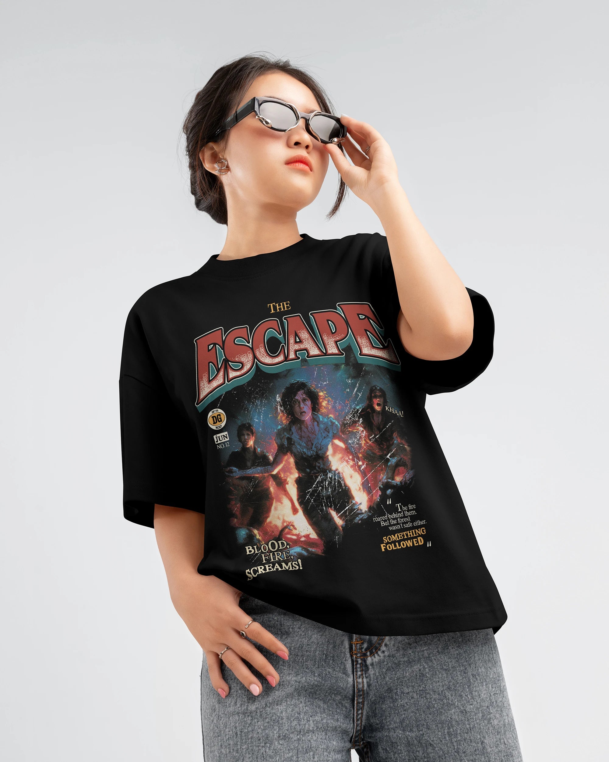 11 Unisex Boxy Fit Tees Mockups 2025