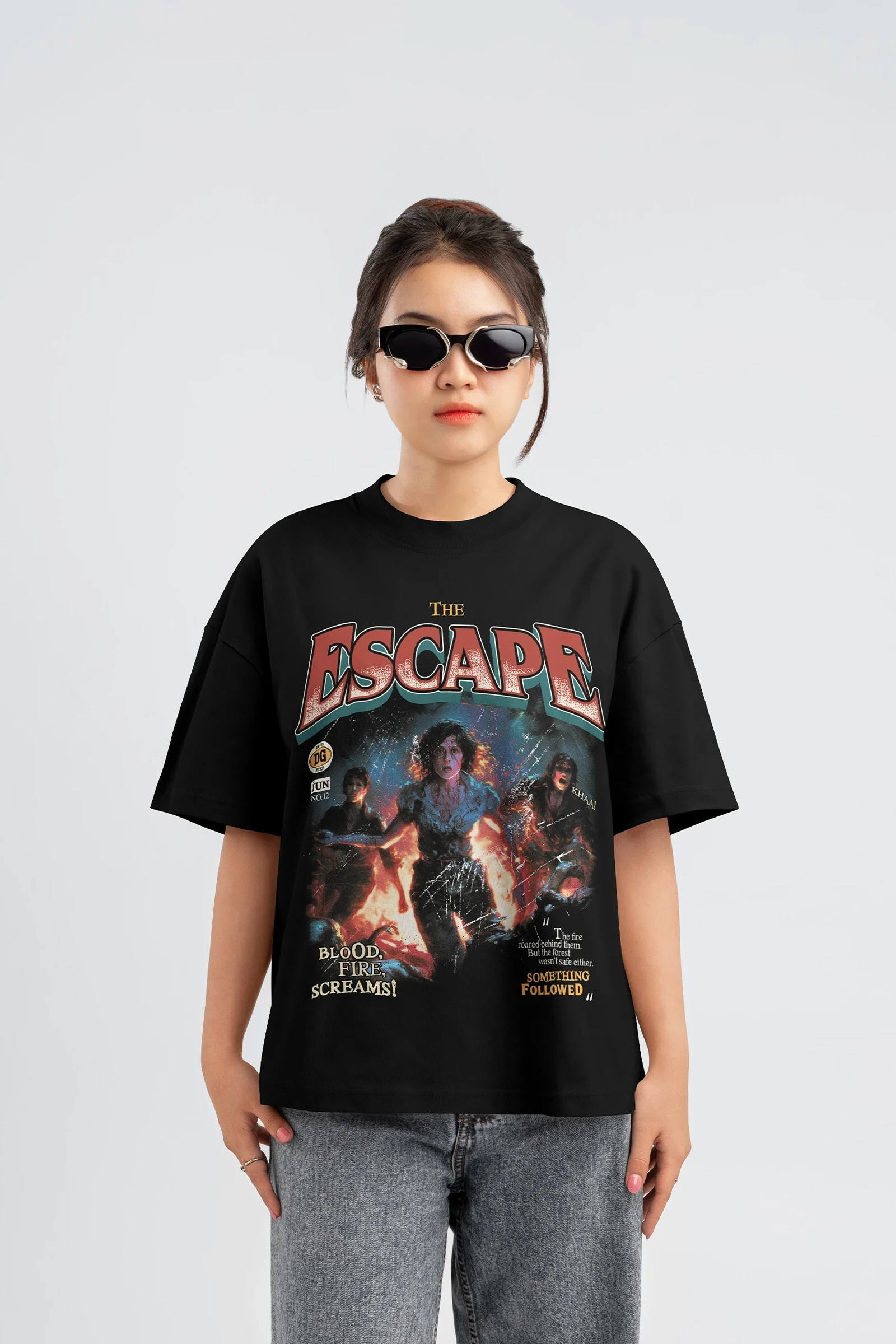 11 Unisex Boxy Fit Tees Mockups 2025