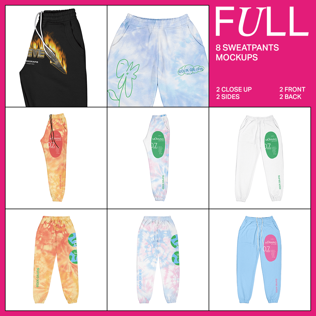 8 Sweatpants Mockups 2022