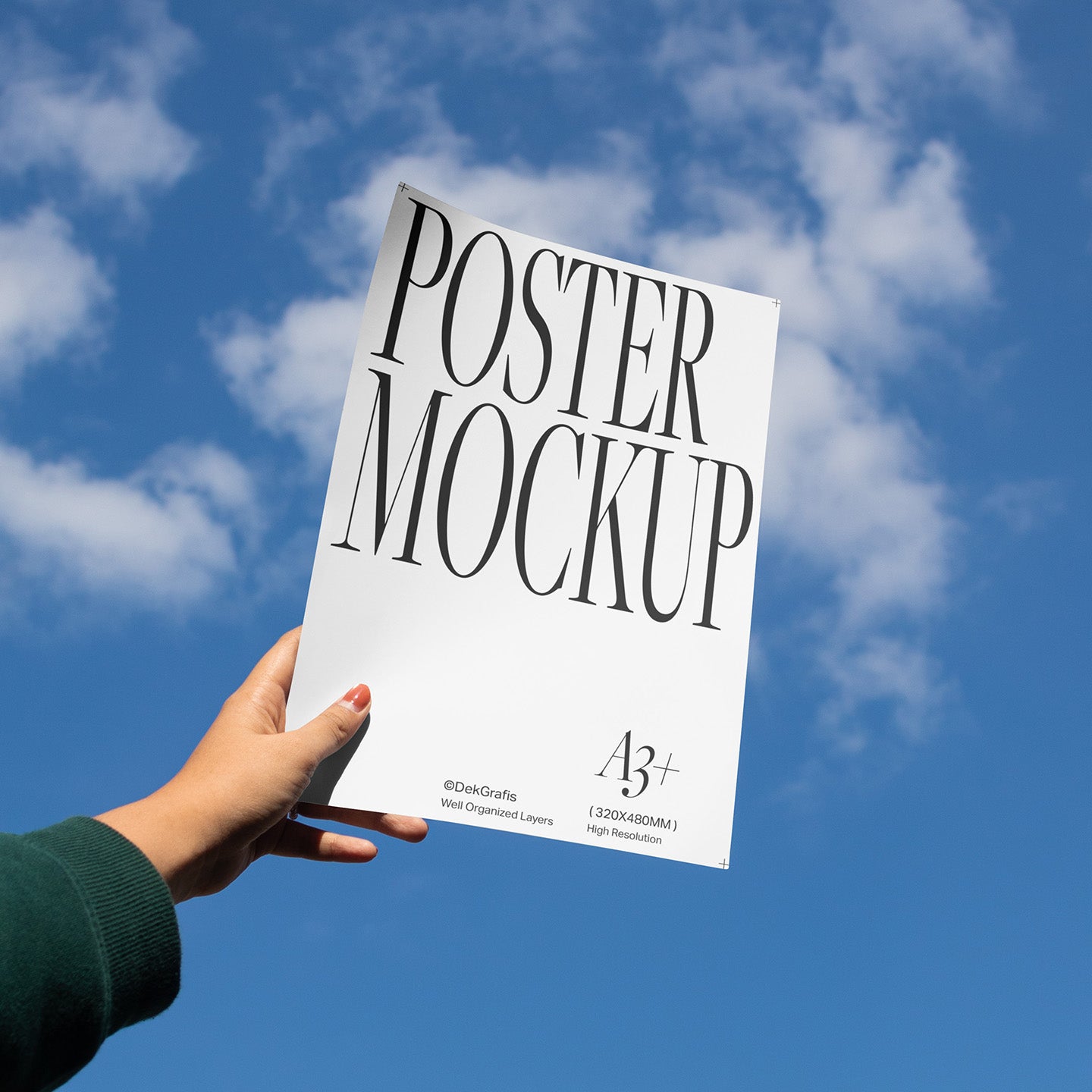 5 Outdoor A3+ Poster Mockups 2024