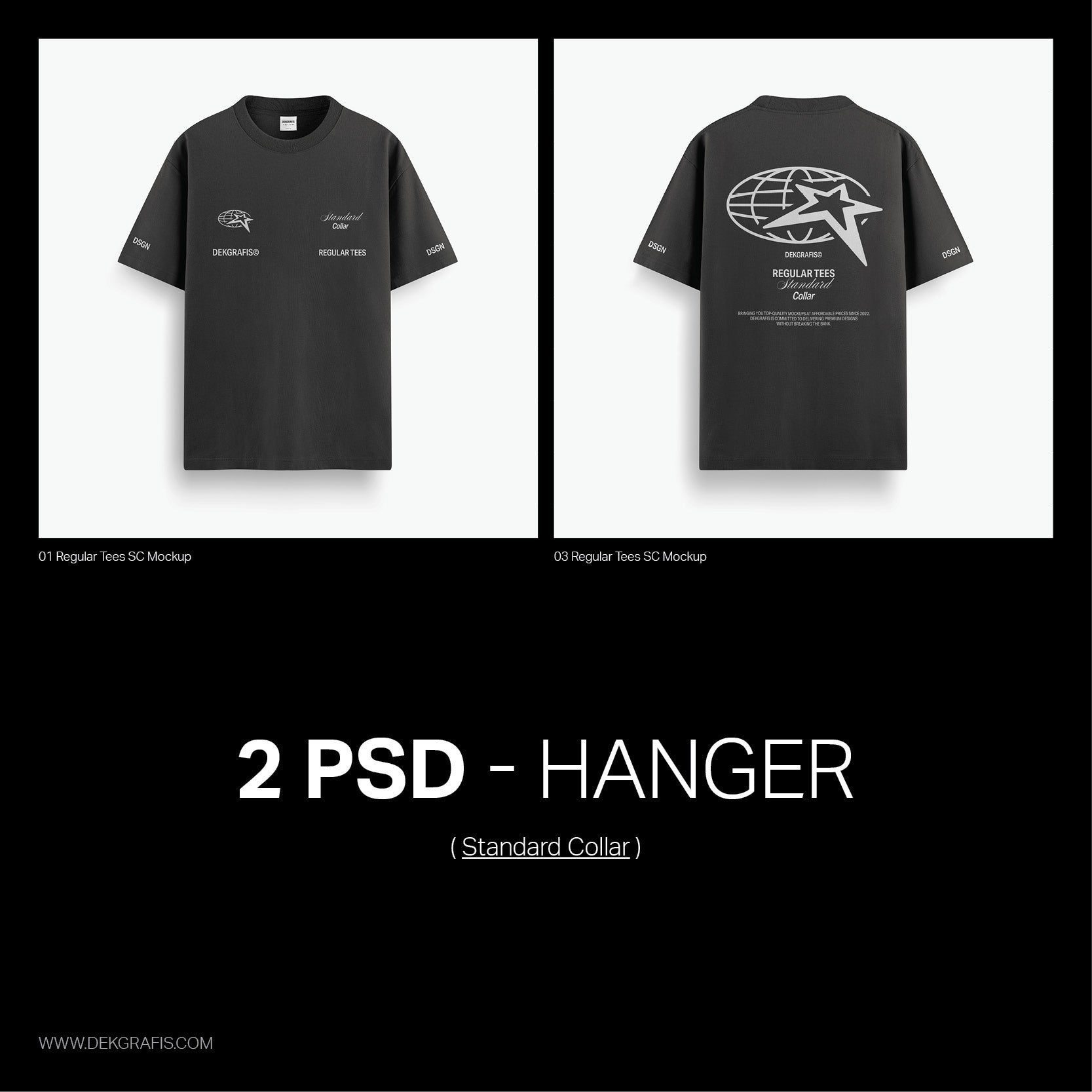 11 Regular Tees Standard Collar Mockups 2025