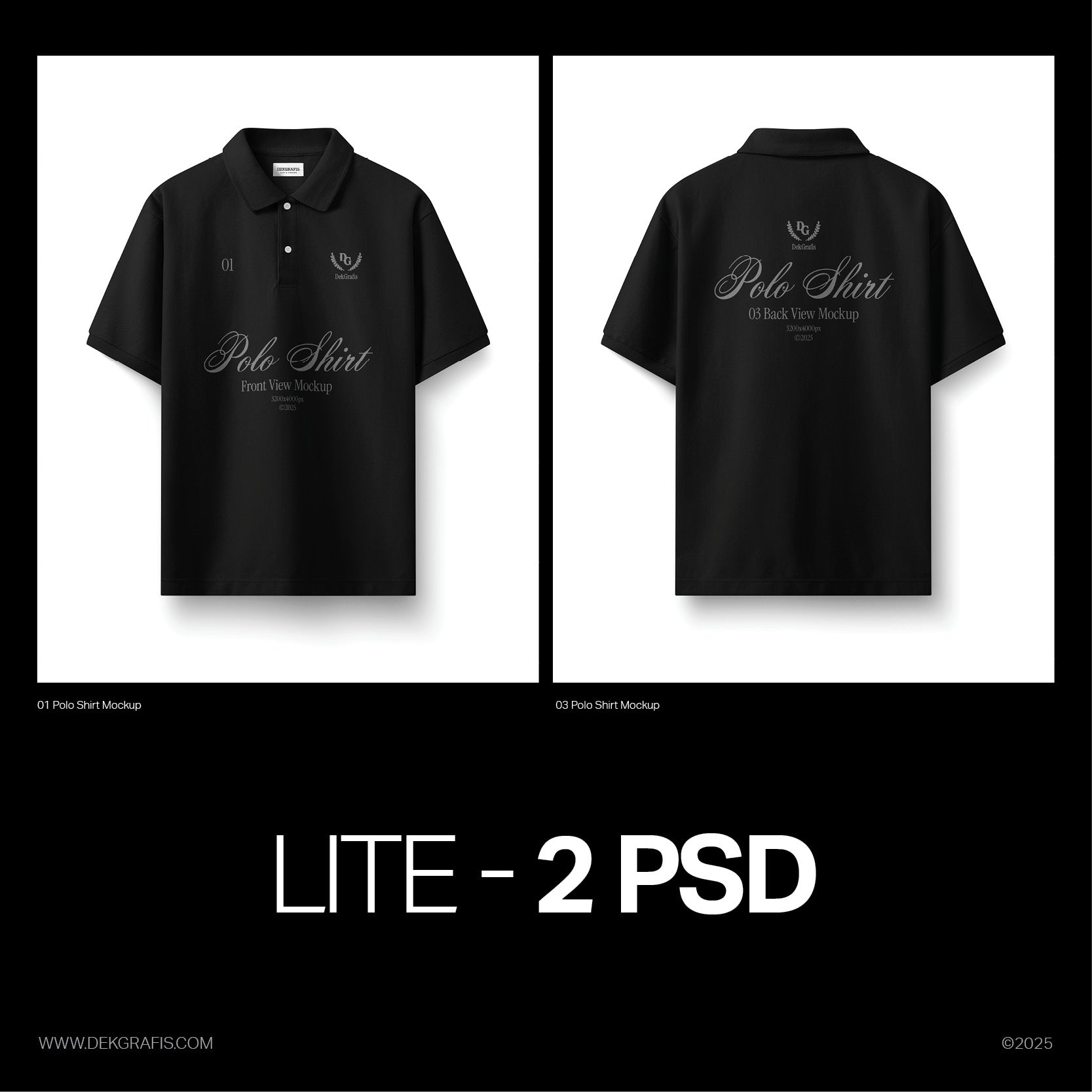 4 Polo Shirt Mockups 2025