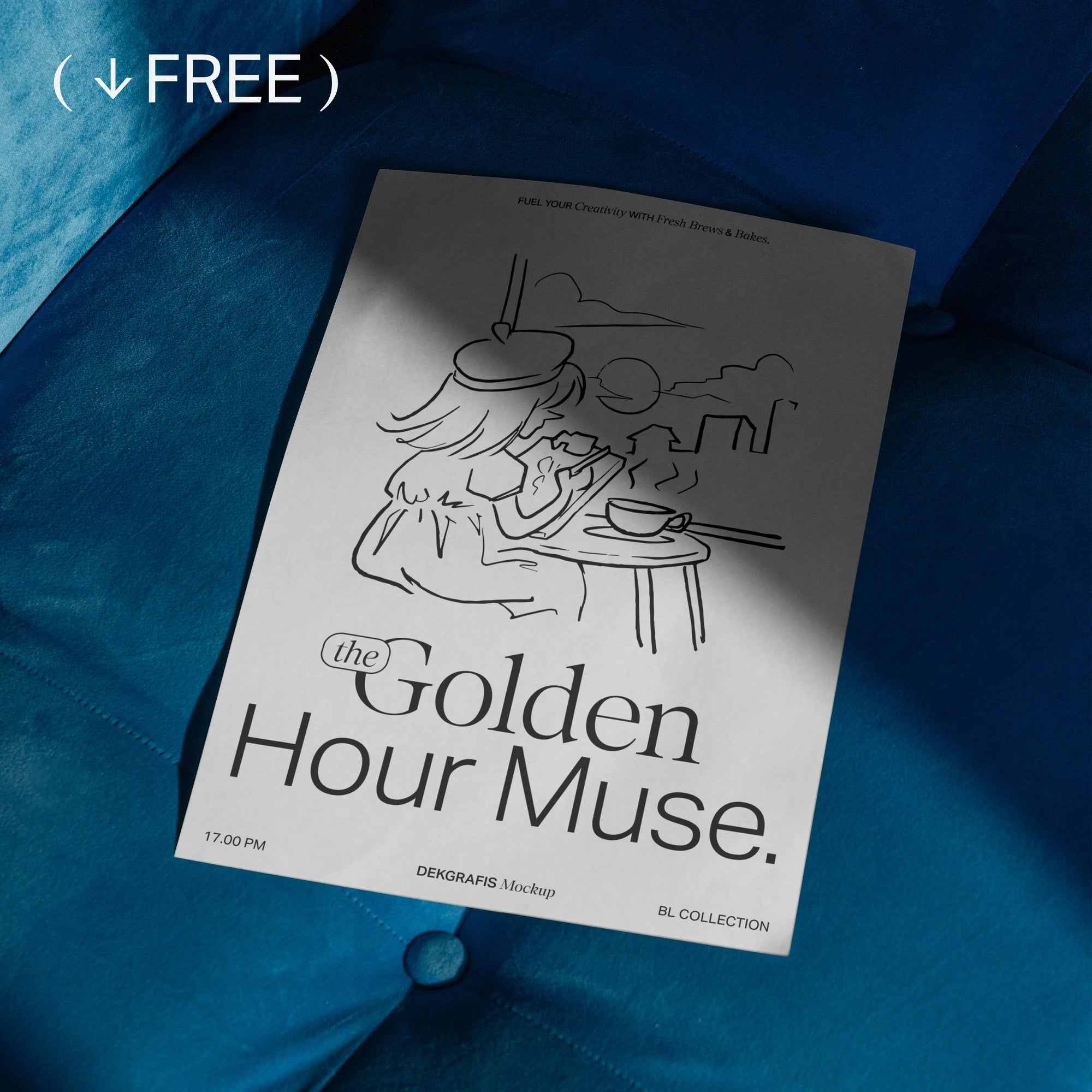 Free A3 Poster Mockups BC 01