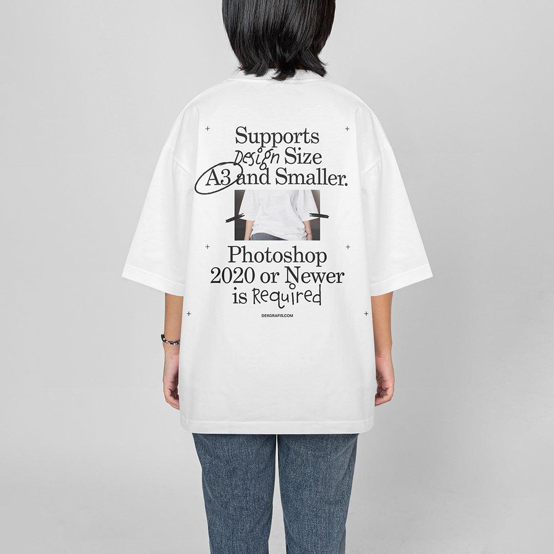 Woman Oversize T-Shirt Mockups 2024 07