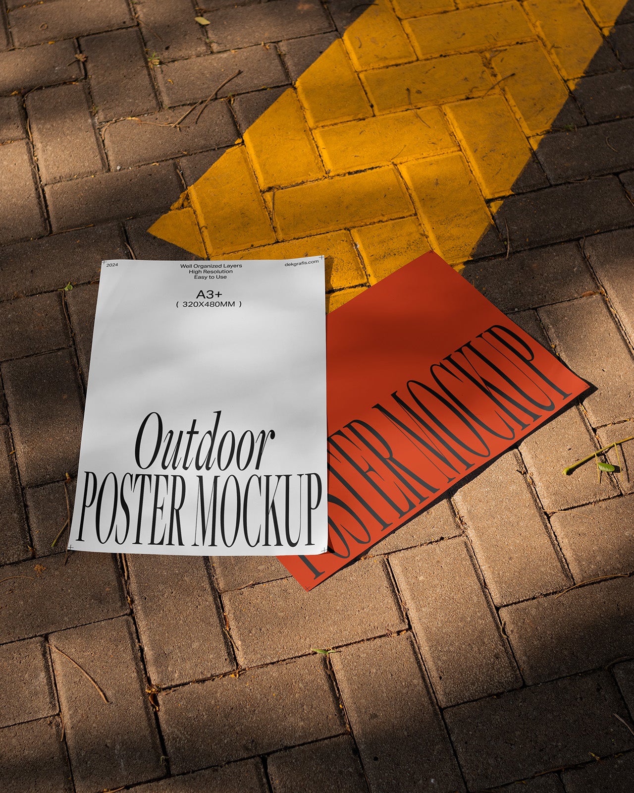 5 Outdoor A3+ Poster Mockups 2024